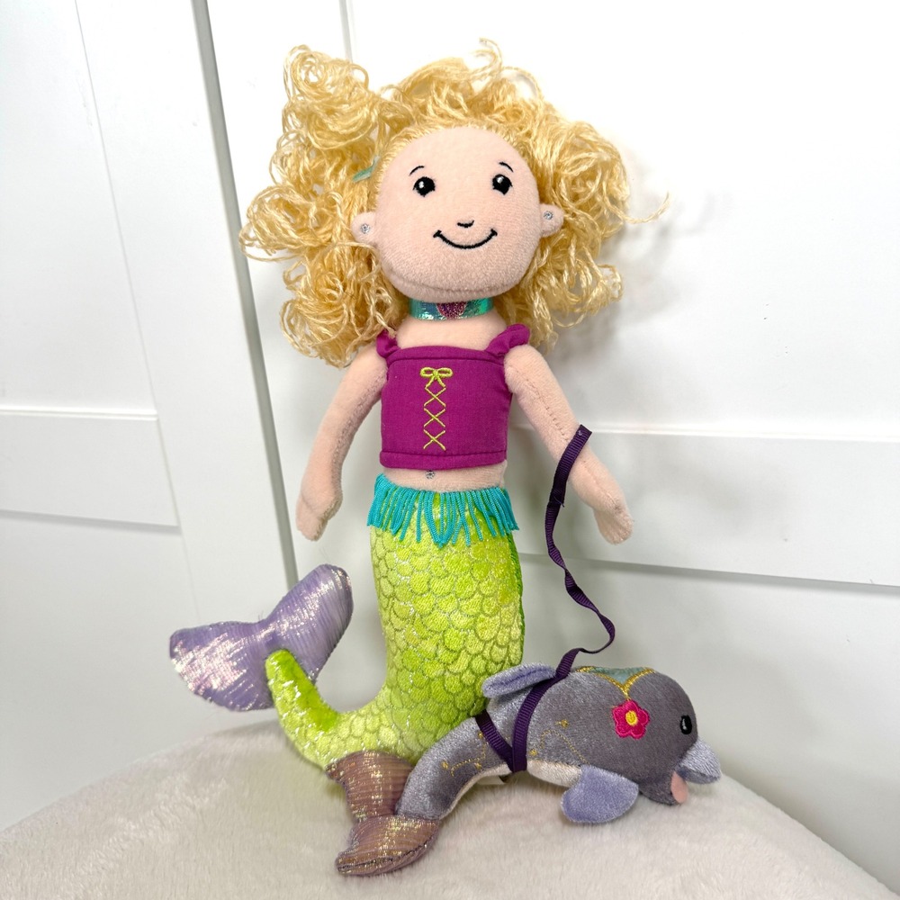 Manhattan Toy Groovy Girls Myra Mermaid Doll w/ Dolphin Complete Set